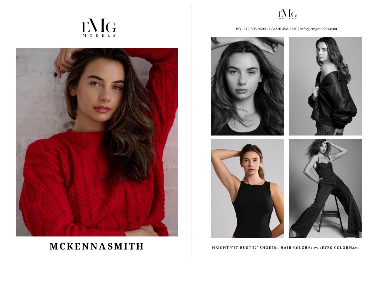McKenna compcard