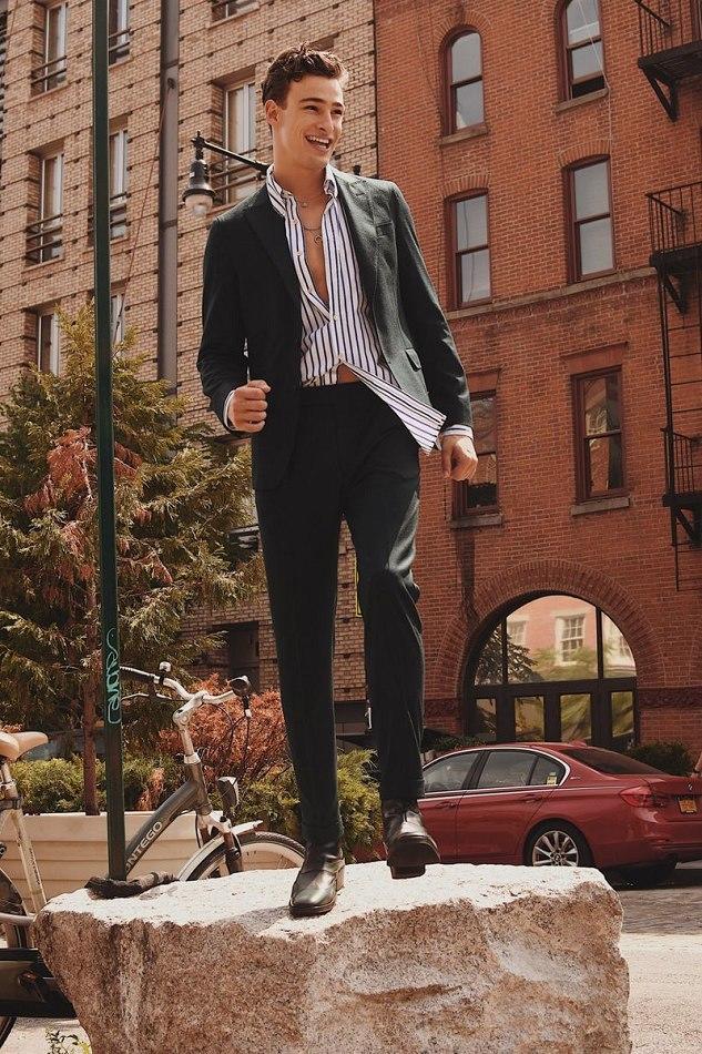 Justin Petzschke - fashion model portfolio photo 12