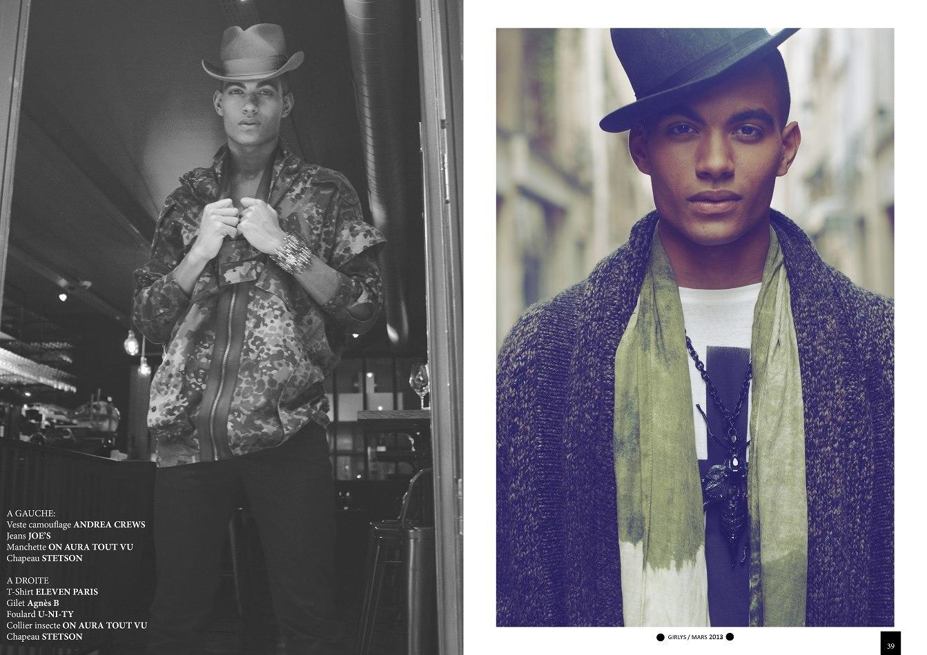 Terence Telle - fashion model portfolio photo 16