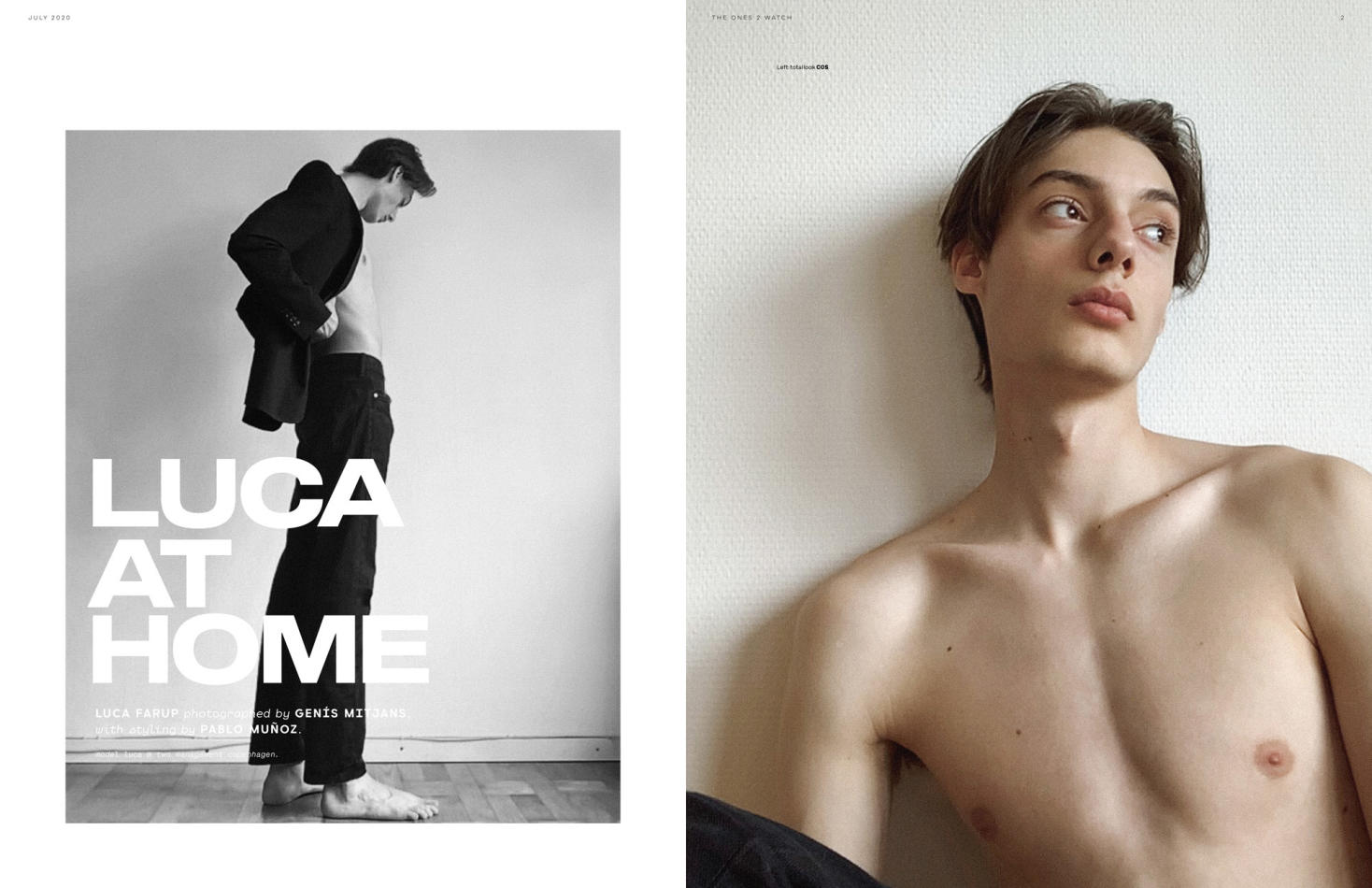 Luca Farup - fashion model portfolio photo 25