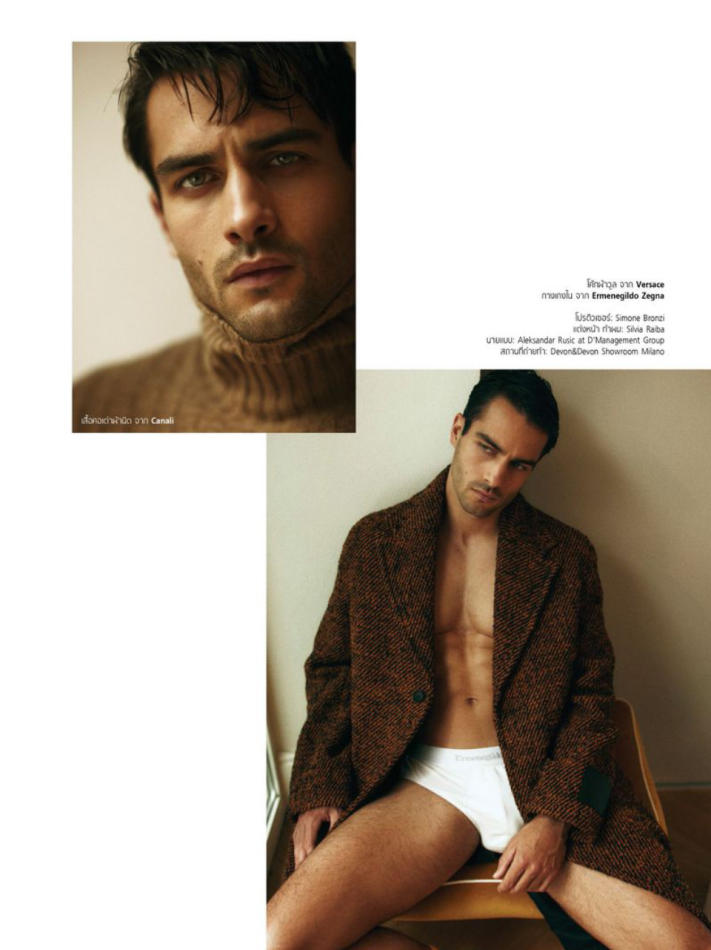 Aleksandar Rusić - fashion model portfolio photo 12