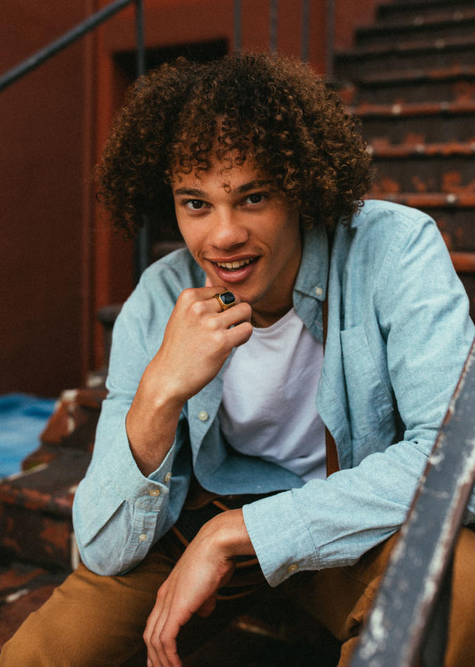 Victor Musungayi - fashion model portfolio photo 1