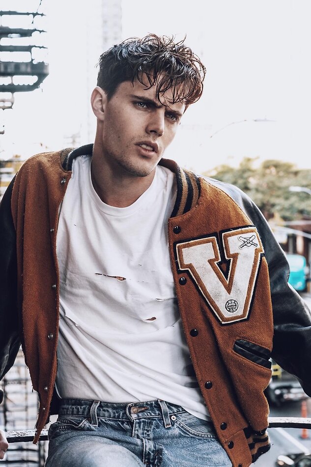 Edward Bayer - fashion model portfolio photo 15