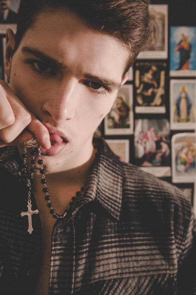 Pietro Battarra - fashion model portfolio photo 17