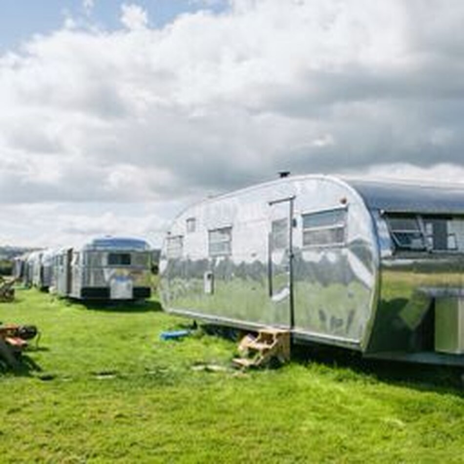Vintage Airstreams and classic Caravans Isle of Wight EXCLUSIVE